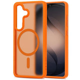 Samsung Galaxy S26 Tech-Protect MagMat Case - MagSafe Compatible - Matte Orange