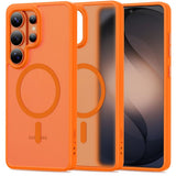 Samsung Galaxy S26 Ultra Tech-Protect MagMat Case - MagSafe Compatible - Matte Orange