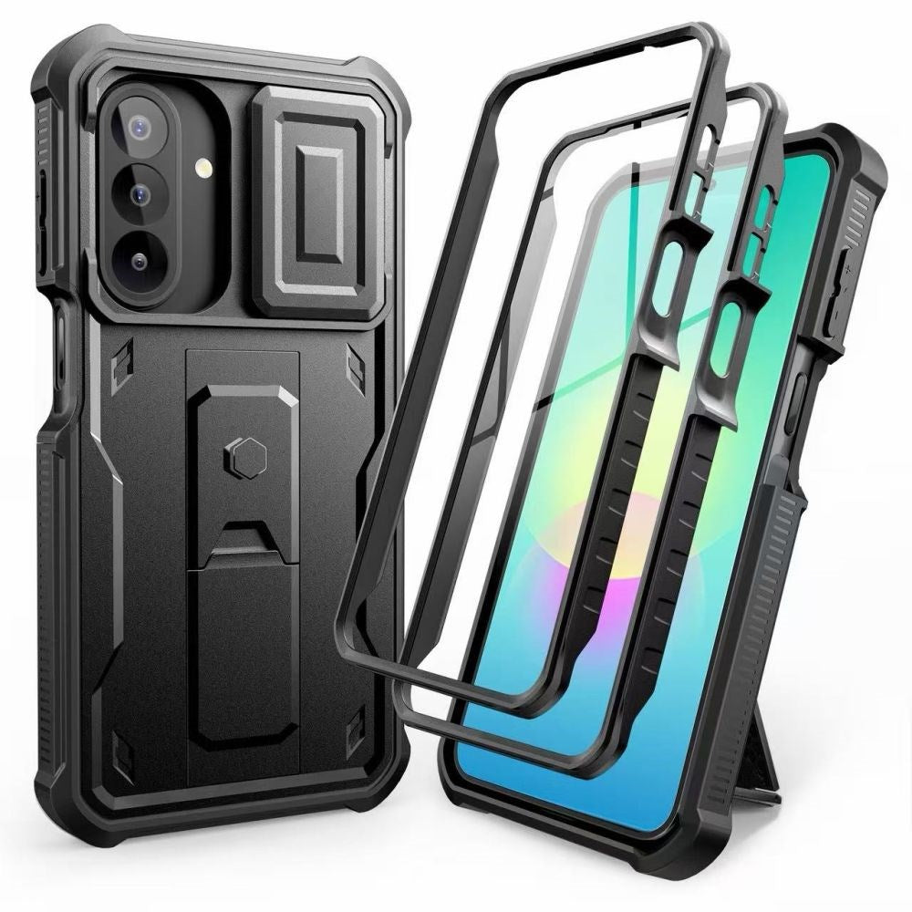 Samsung Galaxy A27 Tech-Protect Kevlar Cam+ Tough Case - Black