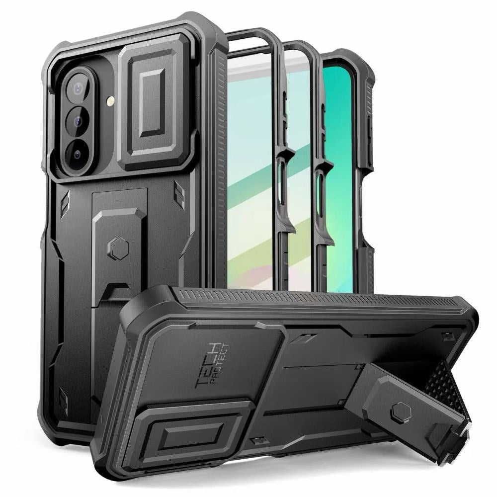 Samsung Galaxy A27 Tech-Protect Kevlar Cam+ Tough Case - Black