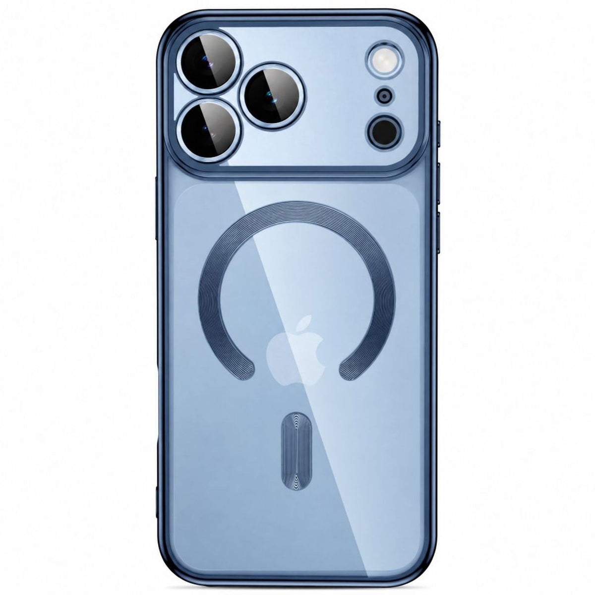 iPhone 18 Pro / 17 Pro Tech-Protect MagFlex Case - MagSafe Compatible - Blue / Transparent