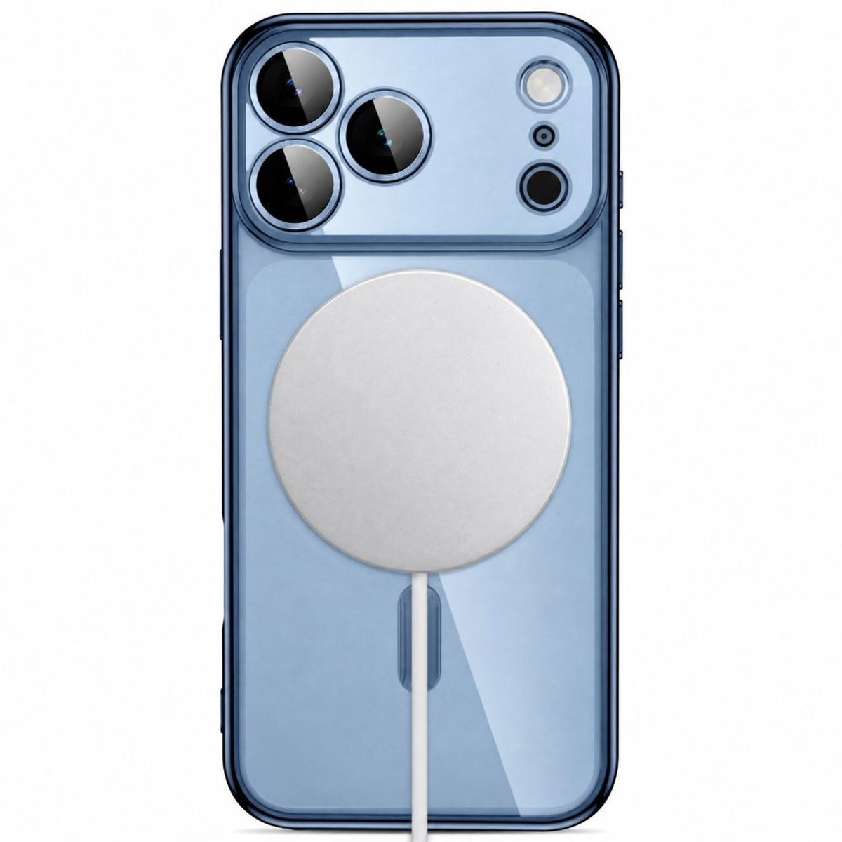 iPhone 18 Pro / 17 Pro Tech-Protect MagFlex Case - MagSafe Compatible - Blue / Transparent