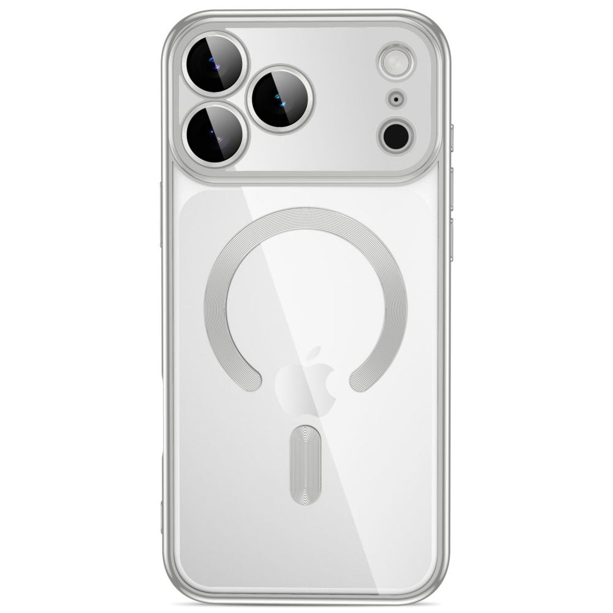 iPhone 18 Pro / 17 Pro Tech-Protect MagFlex Case - MagSafe Compatible - Silver / Transparent