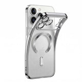 iPhone 18 Pro Max / 17 Pro Max Tech-Protect MagFlex Case - MagSafe Compatible - Silver / Transparent