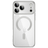 iPhone 18 Pro Max / 17 Pro Max Tech-Protect MagFlex Case - MagSafe Compatible - Silver / Transparent
