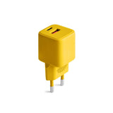Colorum 30W Wall Charger with 1x USB-A & 1x USB-C - Yellow