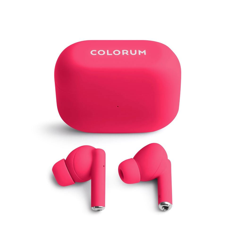 Colorum True Wireless Headphones - Magenta