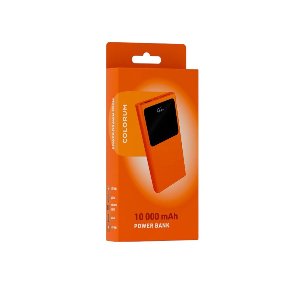 Colorum 22.5W PowerBank 10.000 mAh - Orange
