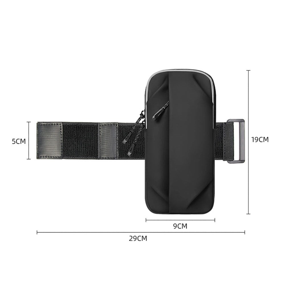 Wozinsky Mobile Bag with Armband for Running - Black