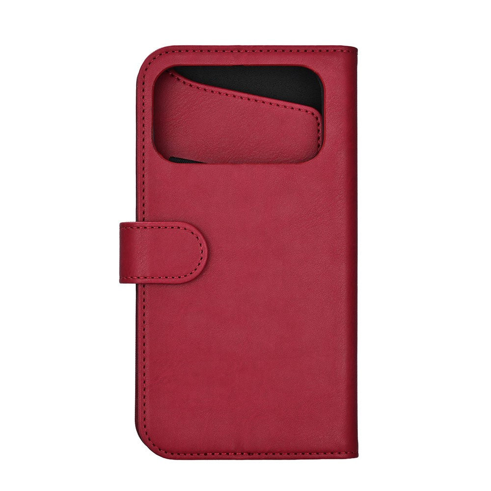 iPhone 17 Pro Max GEAR Faux Leather Flip Case - MagSafe Compatible - Red