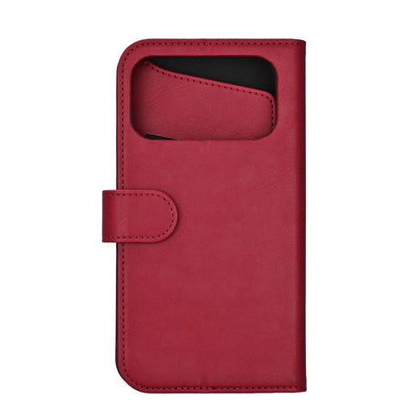 iPhone 17 Pro Max GEAR Faux Leather Flip Case - MagSafe Compatible - Red