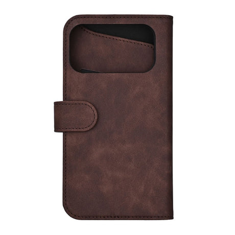 iPhone 17 Pro Max GEAR Faux Leather Flip Case - MagSafe Compatible - Brown