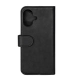 iPhone 17 GEAR Faux Leather Flip Case - MagSafe Compatible - Black
