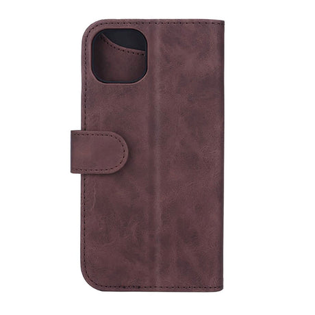 iPhone 14 Plus GEAR Leather Wallet Case - Brown