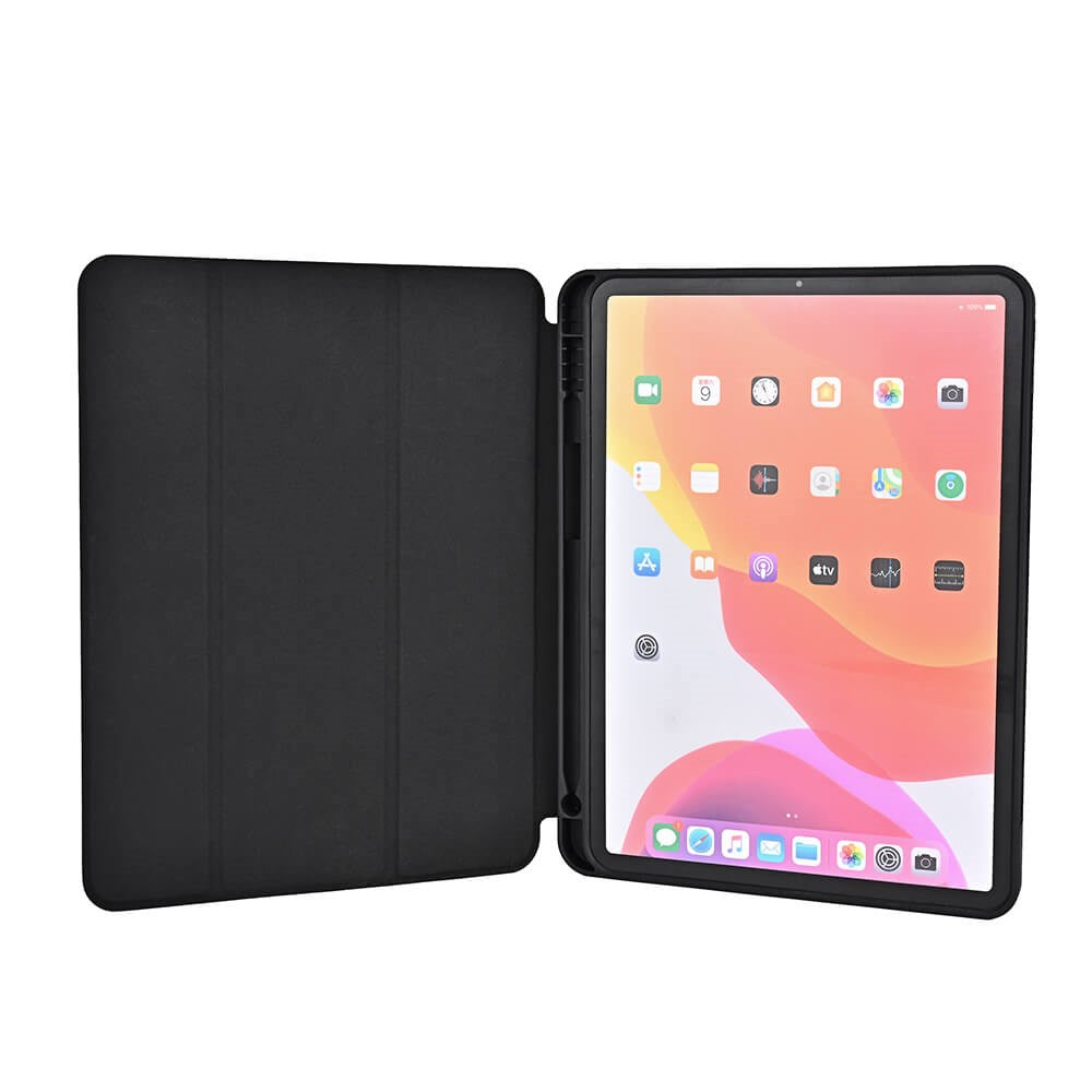 iPad Air 10.9-11" (2024-2020) / Pro 11" (2022-2018) GEAR Leather Flip Case - Black