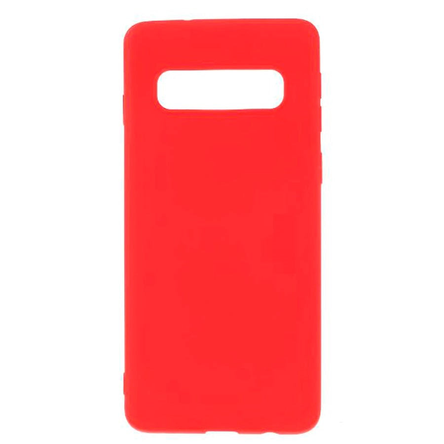 Samsung Galaxy S10 Matte Silicone Case - Red