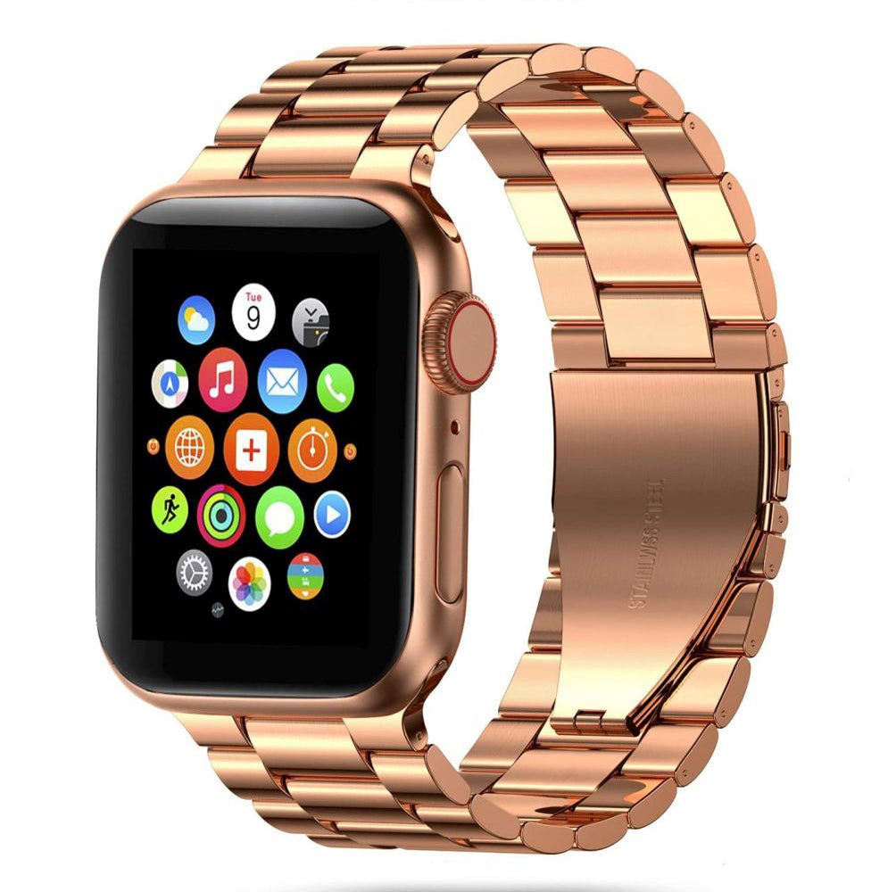 Apple Watch (42-45mm) Tech-Protect Stainless Steel Strap - Rose Gold