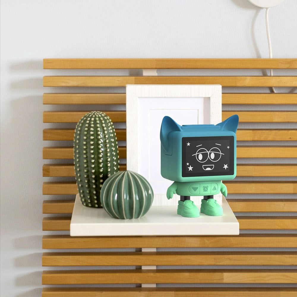 MOB - Dancing Alarm Clock Bluetooth Speaker - Blue