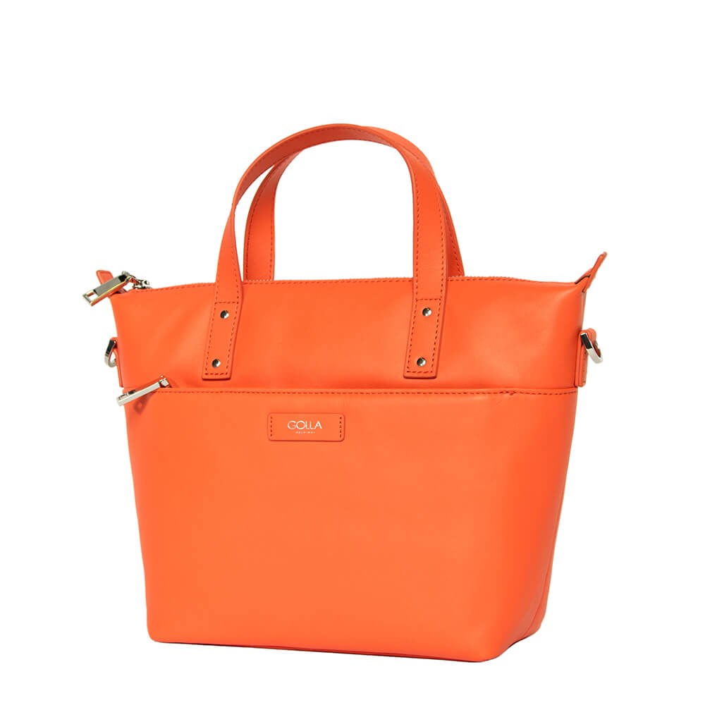 Golla Handbag Carina Leather Orange