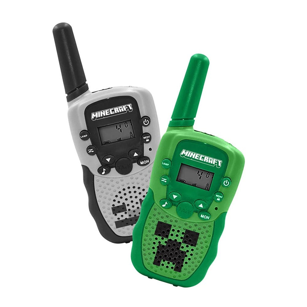 OTL MINECRAFT Digital Walkie Talkie Set - 2 pcs - Grey / Green