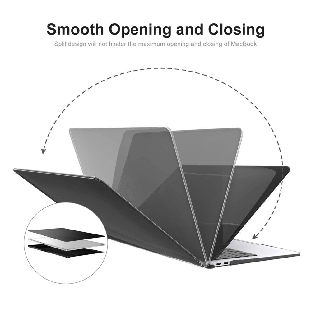 MacBook Pro 16" M1 / M2 / M3 / M4 (2021 / 2024) Plastic Cover - Black