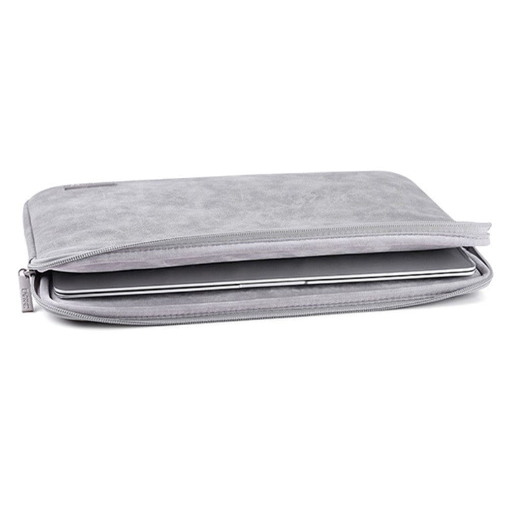 Canvas Artisan Leather Sleeve 13" (35.5 x 25 cm) - Grey