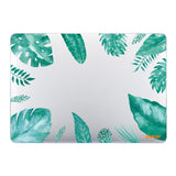 MacBook Pro 13 (2020-2022) ENKAY Hard Plastic Cover w. Motif - Leaves