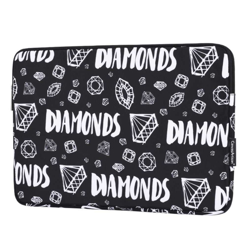 Laptop 14 "Sleeve With Small Case (36 x 26 cm) - Diamonds