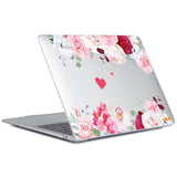 Macbook Air 13 M1 (2020) / Air 13 (2018-2020) ENKAY Hard Plastic Cover w. Motif - Roses