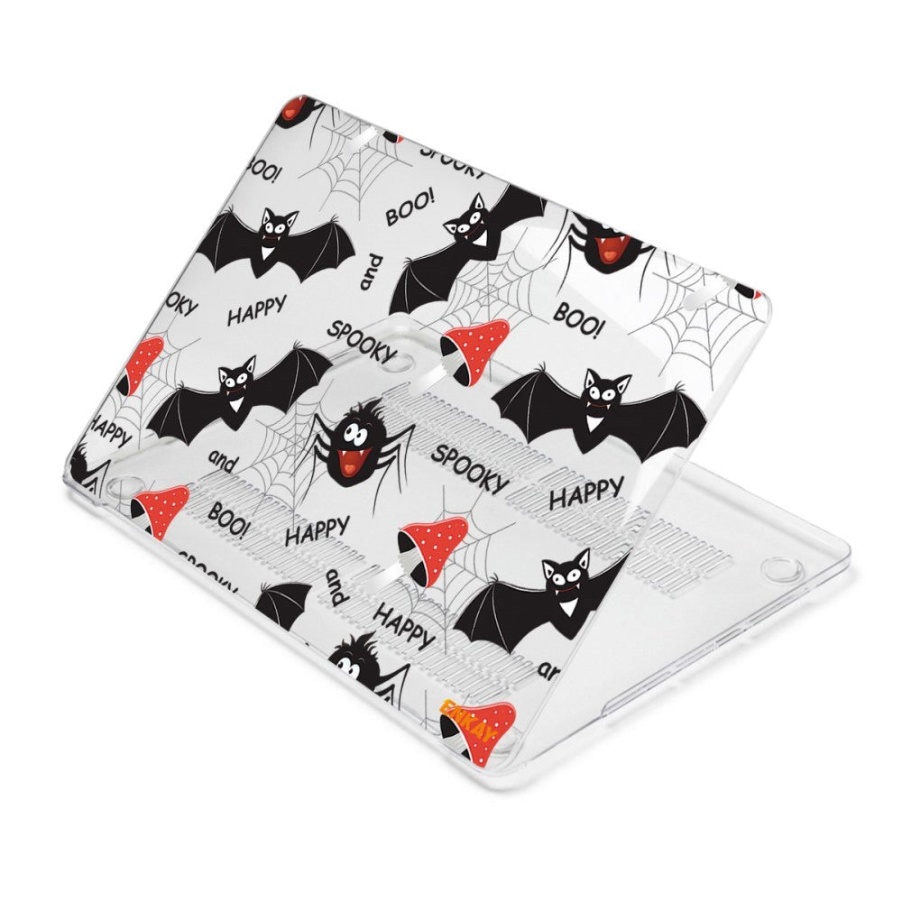 MacBook Pro 14 M1/M2/M3/M4 (2021-2024) Enkay Protective Hard Case w. Print - Bats