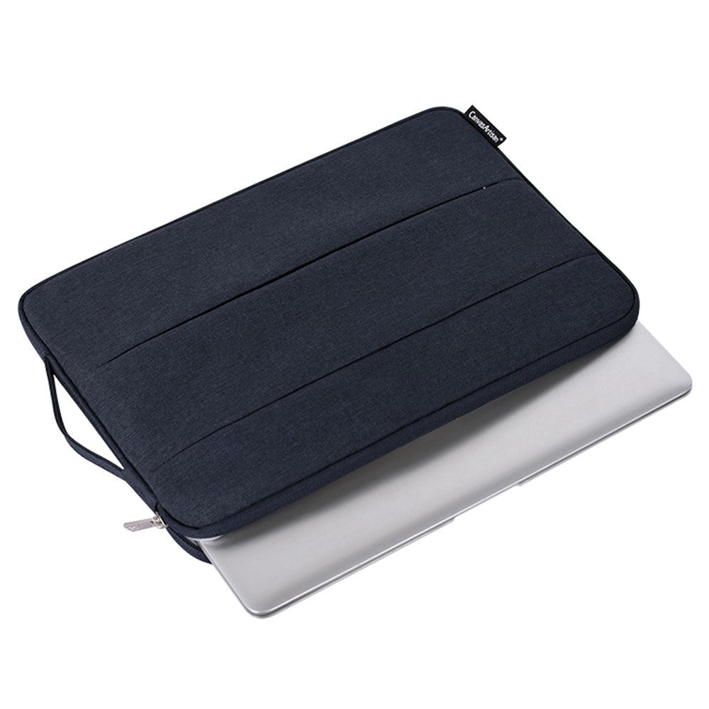 CanvasArtisan Sleeve with Handle for Laptop / Macbook 15" - (39 x 28 x 2 cm) - Black