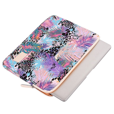 CanvasArtisan Sleeve with Leaf Design for Laptop/Macbook 13" - (35.5 x 25 x 2.4 cm) - Multi