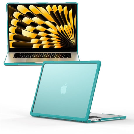 MacBook Air 15 M2/M3 (2023-2024) Hard Plastic Case - Transparent / Blue