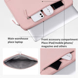 Laptop PC 13.3" Sleeve with Pocket (33 x 24 x 2cm) - Pink