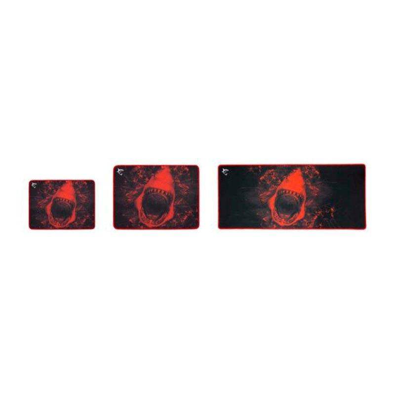 White Shark SKYWALKER L Gaming Mousepad - 400 x 300 mm - Black / Red