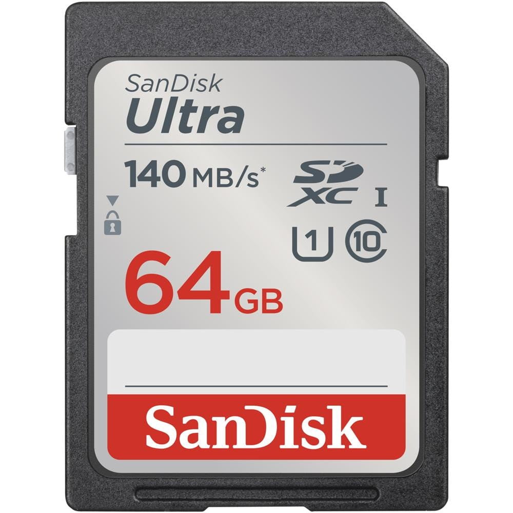 SanDisk 64GB Ultra Micro SDXC Memory Card - 140MB/s - Black