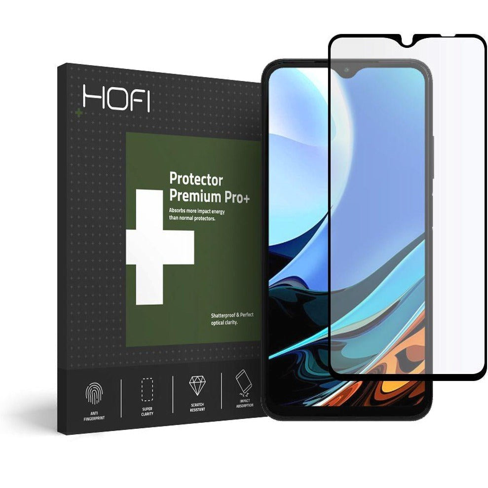 Xiaomi Redmi Note 9T (5G) Hofi Glass Pro+ Screen Protection - Case Friendly - Black Edge