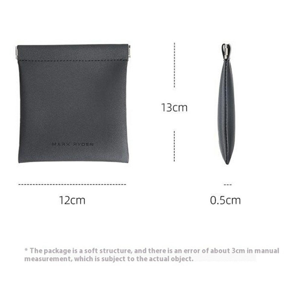 Small Water Resistant Organizer Bag - 13 x 12cm - Black