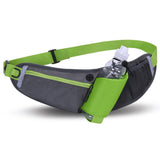 Waterproof Running Belt with Pocket for Water Bottle - Green