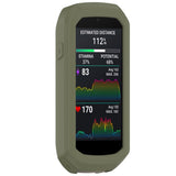 EIDERWOOD Garmin Edge 1050 Silicone Bike Computer Case - Dark Green