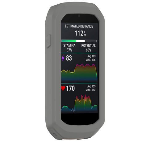 EIDERWOOD Garmin Edge 1050 Silicone Bike Computer Case - Dark Grey