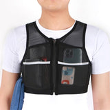 Reflective Vest w. Pockets - Size Small - Black