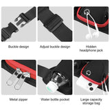 Running Belt with Pockets - Red