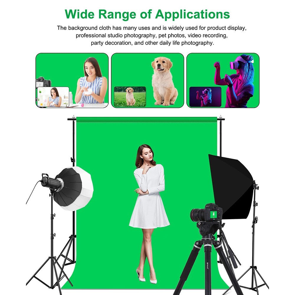 Photo Background Kit - 2 x 2 m - Green