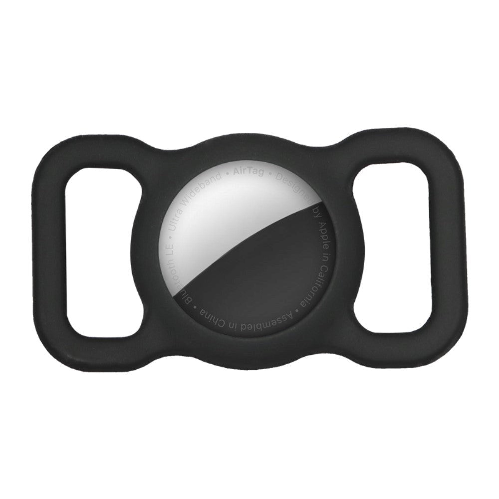 AirTag 1. & 2. Gen. Silicone Case for Collar - Black