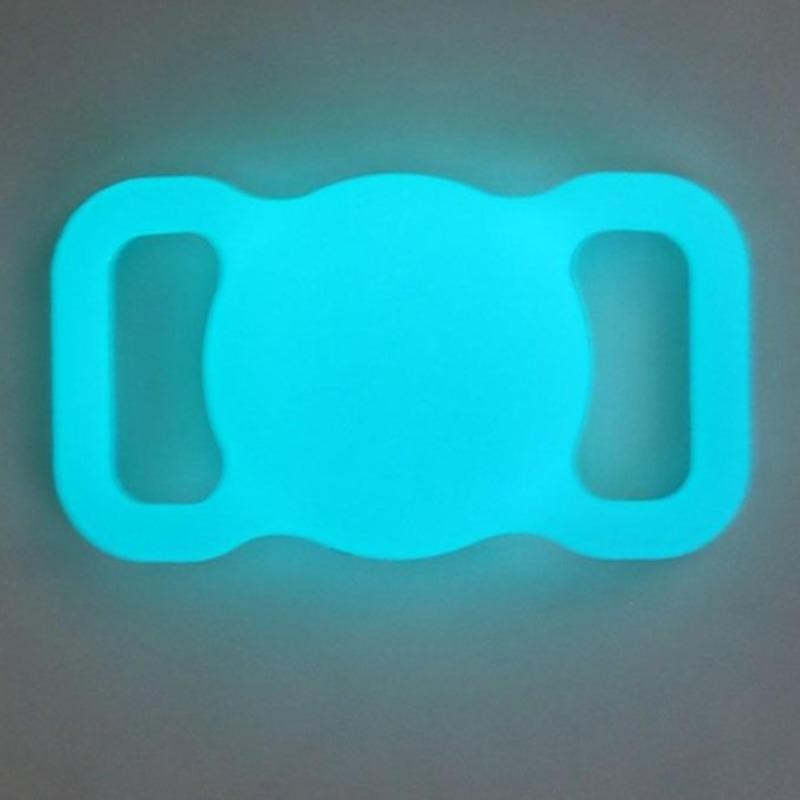 AirTag Silicone Case for Collar - Luminescent Blue