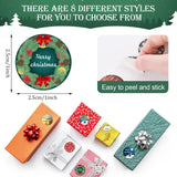 Roll of 500 x Stickers - 8 Designs - Merry Christmas