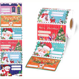 Roll of 180 x Stickers of To and From Card - 6 Designs - Christmas