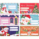 Roll of 180 x Stickers of To and From Card - 6 Designs - Christmas