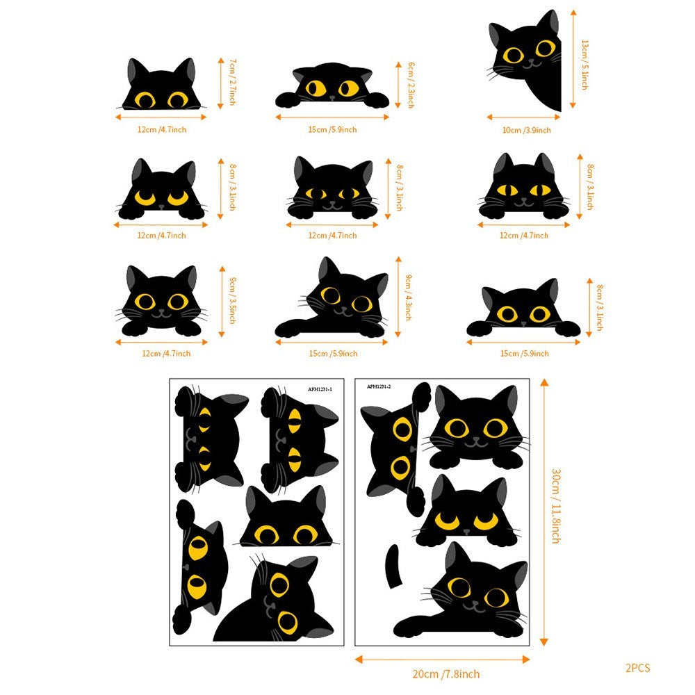 Sticker for Decoration - Wall, Phone, Krea - Cats